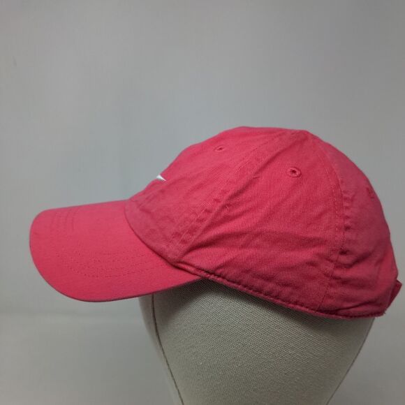 Nike Girl's Strapback Hat Pink Size Child 100% Cotton Embroidered Swoosh Logo - Picture 3 of 7